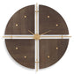 Walnut Elegance, Clock
