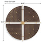 Walnut Elegance, Clock