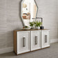White Linen 3 Door Cabinet