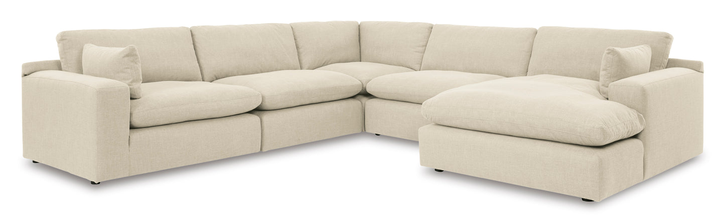 Elyza 5-Piece Sectional with RAF Chaise