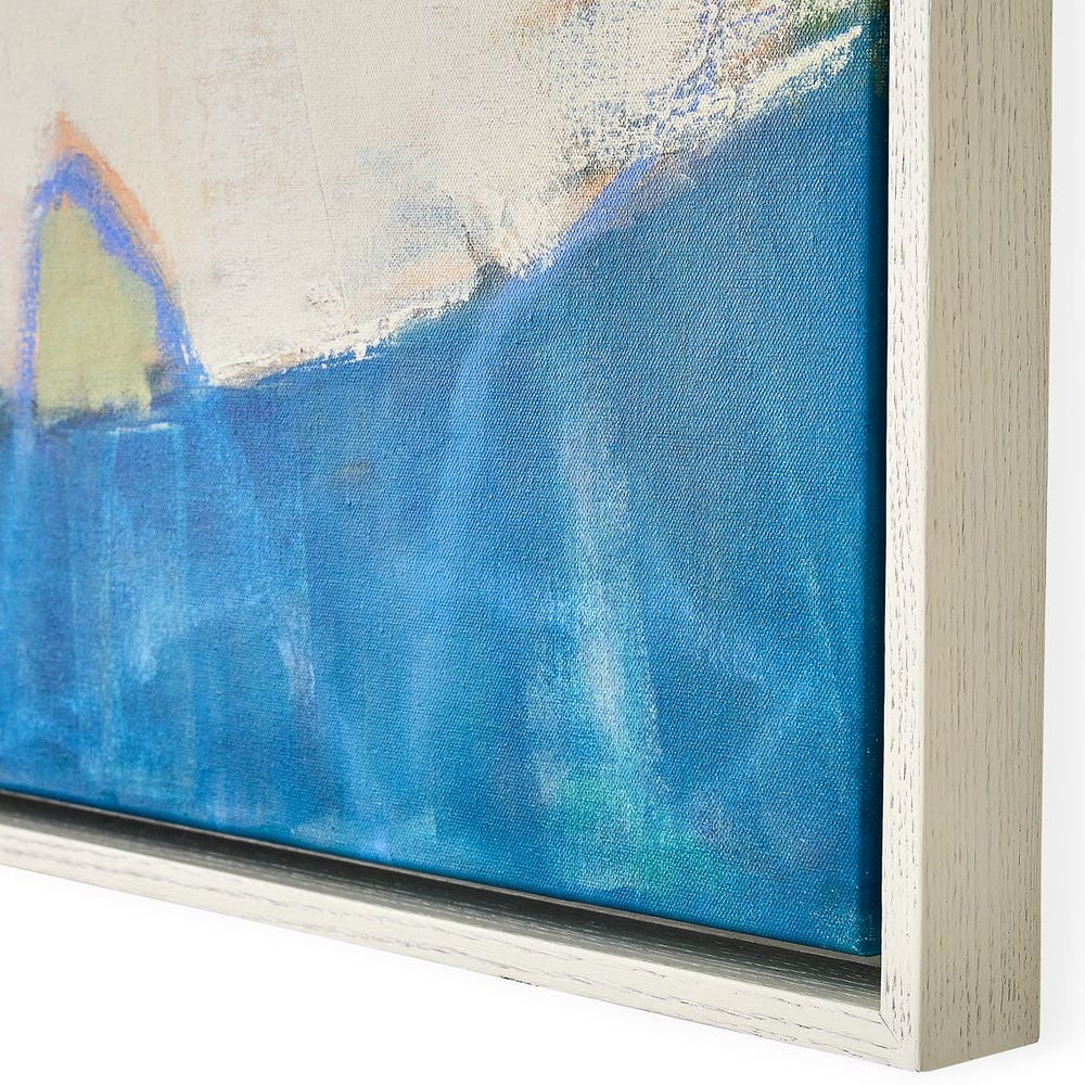 Cool Outlook Framed Canvases, SET OF 4