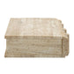 Novel Box - Travertine Small
