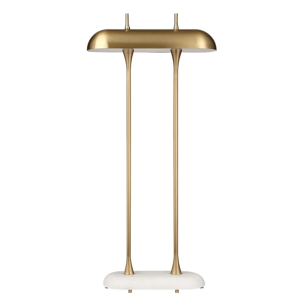 Papyrus Buffet Lamp - White Marble