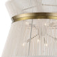 Highly Strung, 8 Lt Round Pendant - White