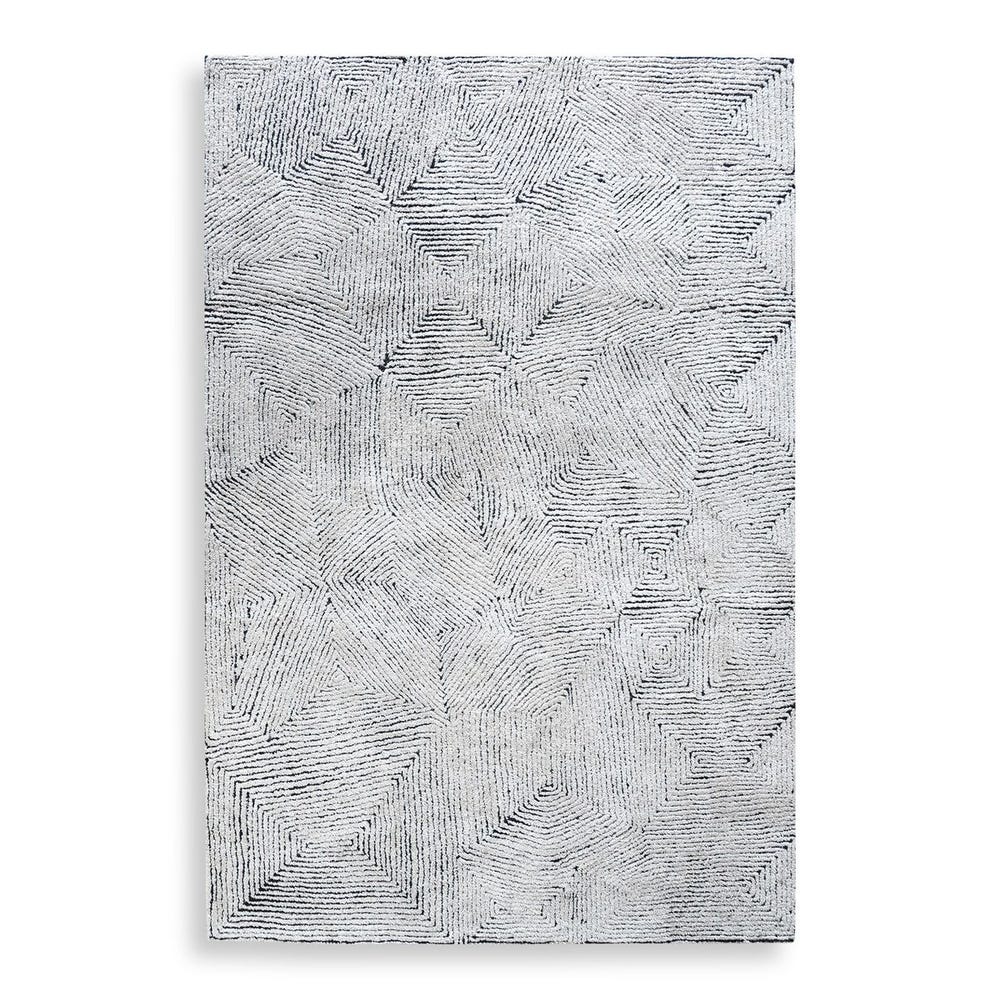 Maze, Blue 8FT X 10 FT Rug