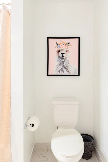 Josie Pink/White/Gray Wall Art