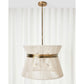 Highly Strung, 8 Lt Round Pendant - White