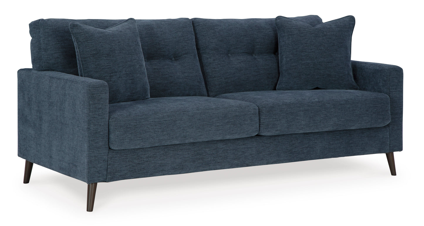 Bixler Navy Sofa and Loveseat Set