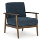 Bixler Showood Navy Accent Chair