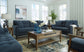 Bixler Navy Sofa