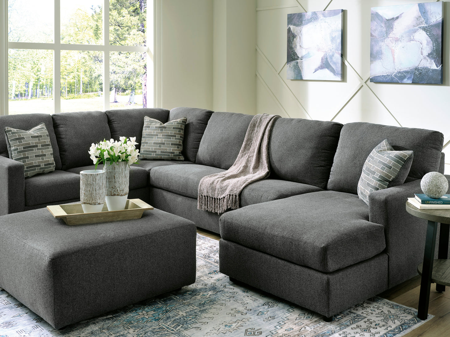 Edenfield 3-Piece Sectional with Chaise
