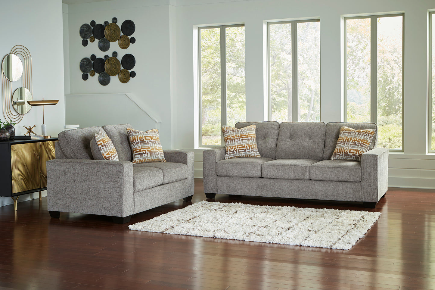 Storrow Sofa and Loveseat