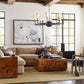 Maize Diamond Rug - Burnt Umber