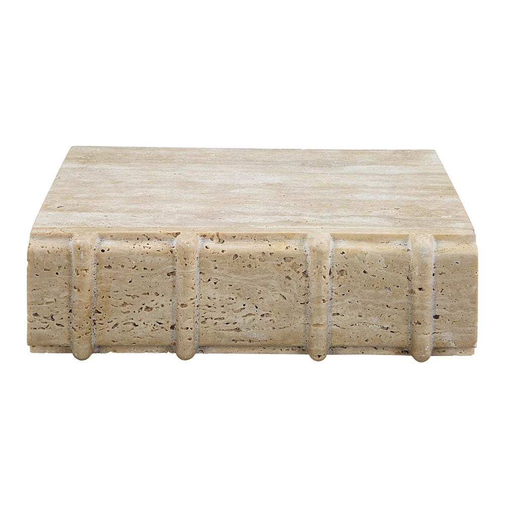 Novel Box - Travertine Small