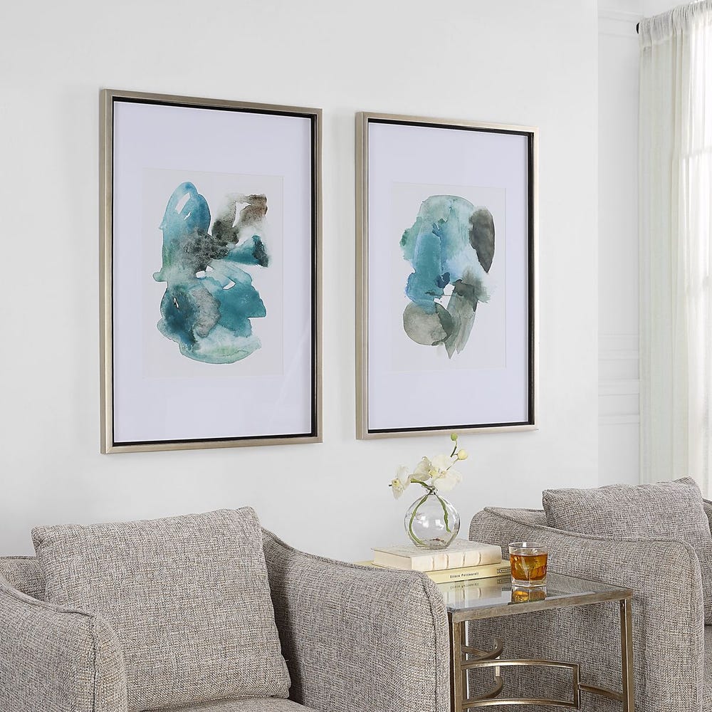 Blueprints Framed Prints, Set of 2