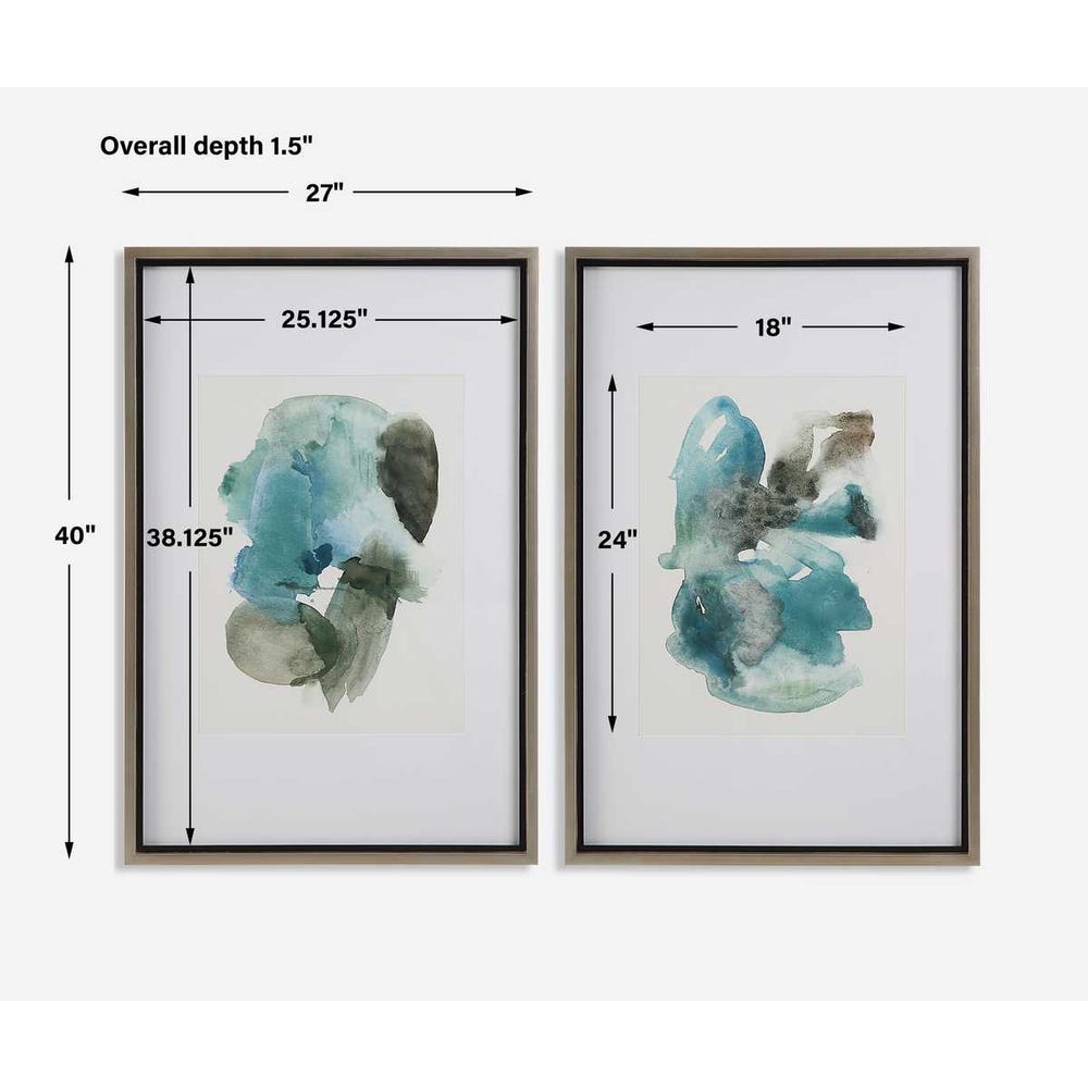 Blueprints Framed Prints, Set of 2