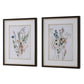 Delicate Flowers Framed Prints, Set of 2