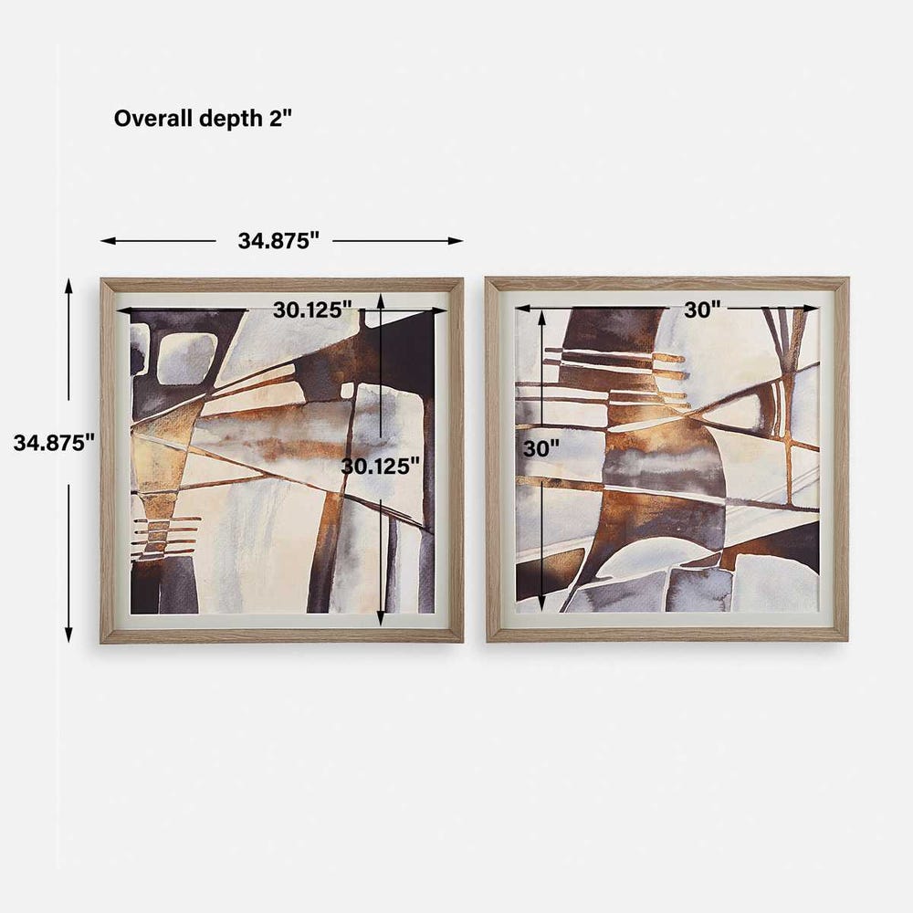 Vetrina Framed Prints, Set of 2