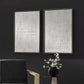 Social Theory Framed Canvases, Set of 2