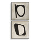 Characters Hand Painted Canvases, Set of 2