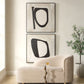 Characters Hand Painted Canvases, Set of 2
