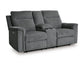 Barnsana Gravel Power Reclining  Sofa and Loveseat Package Deal
