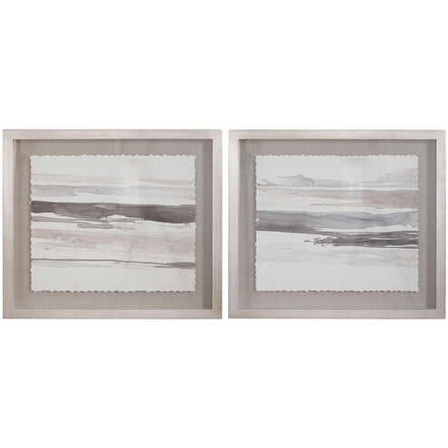 Neutral Landscape Framed Prints, Set of 2
