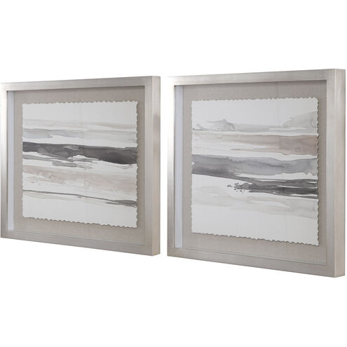 Neutral Landscape Framed Prints, Set of 2
