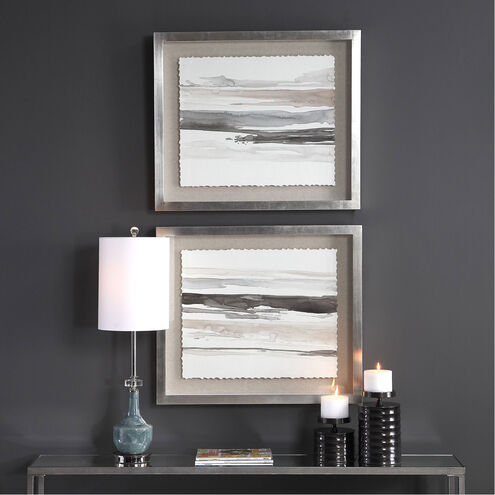Neutral Landscape Framed Prints, Set of 2