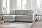 Keenelynn Nickel Sofa Chaise
