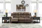 Stoneland sofa and Loveseat Manual Recliner Set