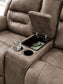 Stoneland sofa and Loveseat Manual Recliner Set
