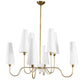 Elle, 8 Lt Chandelier