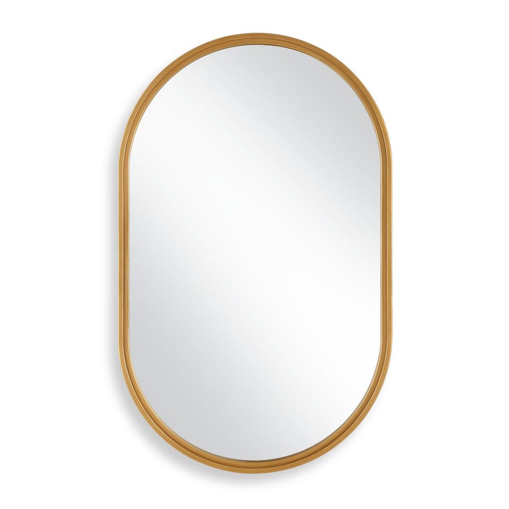 Gold Oval Mirror