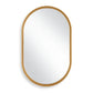 Gold Oval Mirror