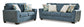 Cashton Blue Queen Sofa Sleeper