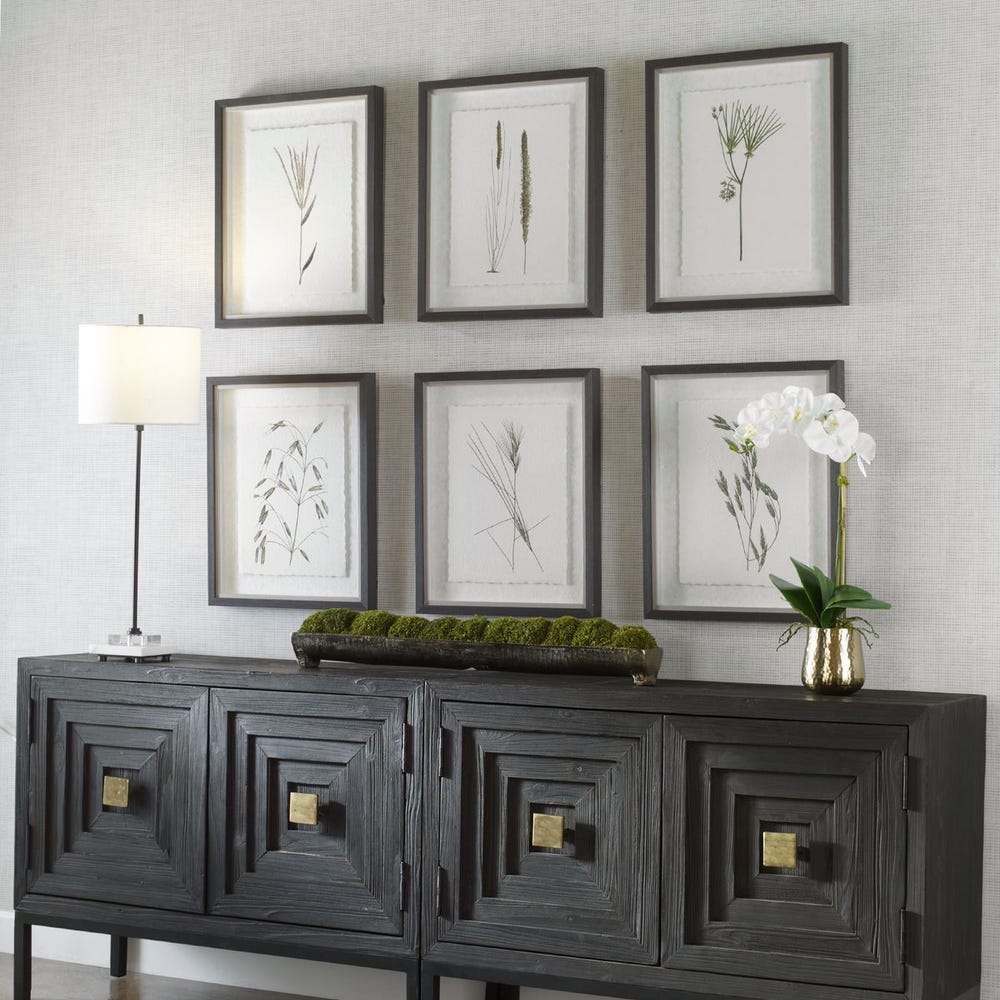 Forest Finds Framed Prints, Set of 6