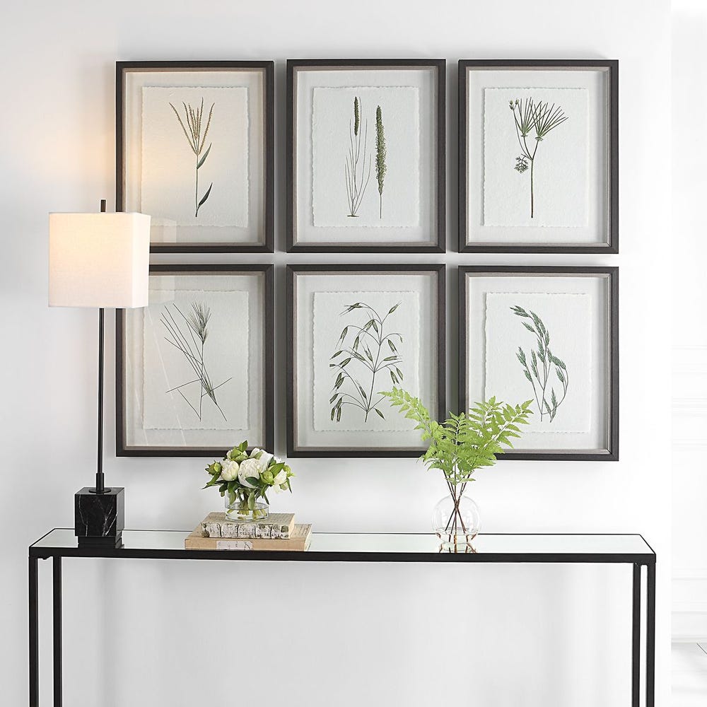 Forest Finds Framed Prints, Set of 6