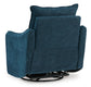 McBurg Navy Swivel Power Recliner