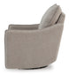 McBurg Taupe Swivel Power Recliner
