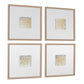 Now & Then Hand Painted Canvases, Set of 4