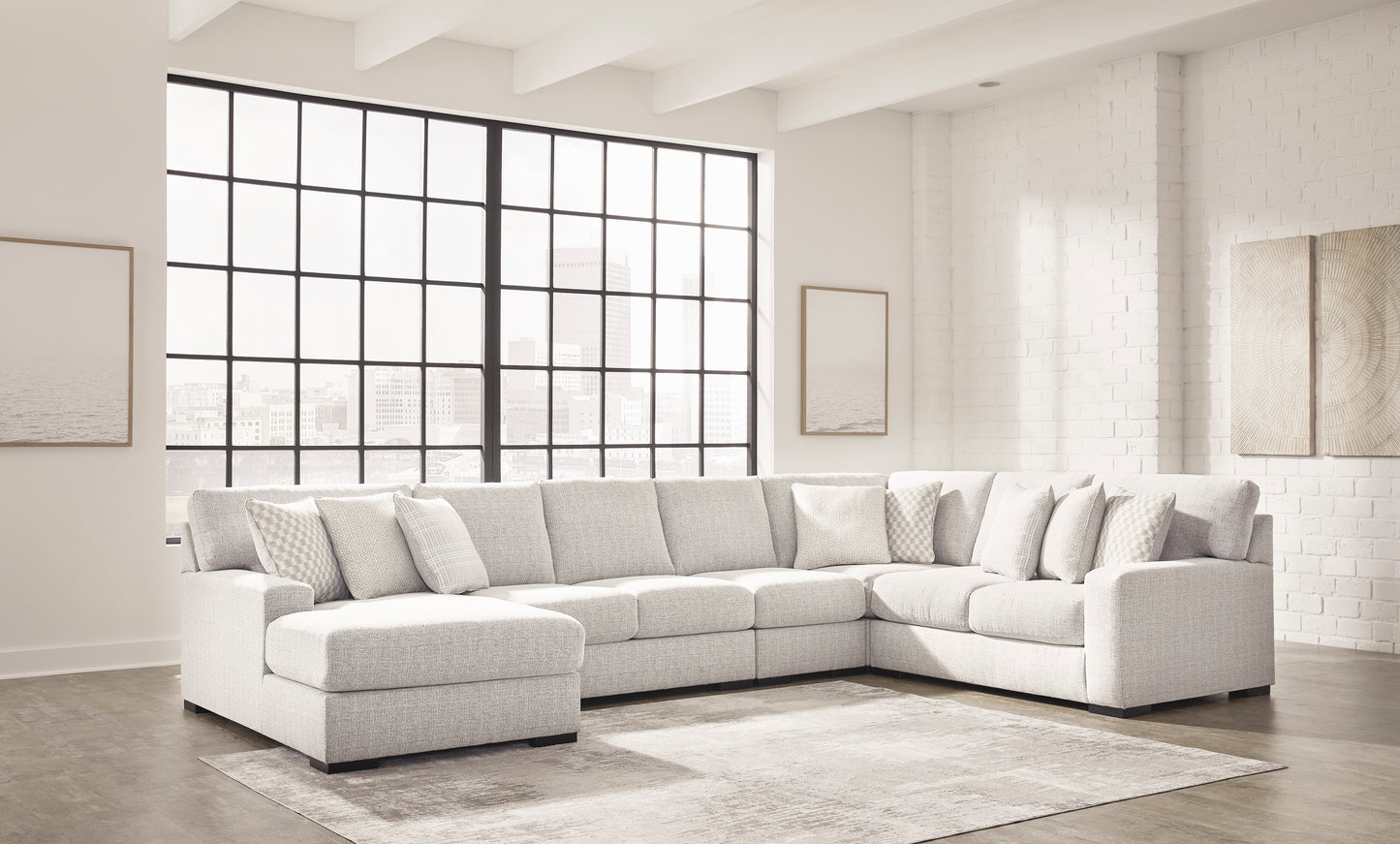 Larce 5-Piece Sectional with Chaise
