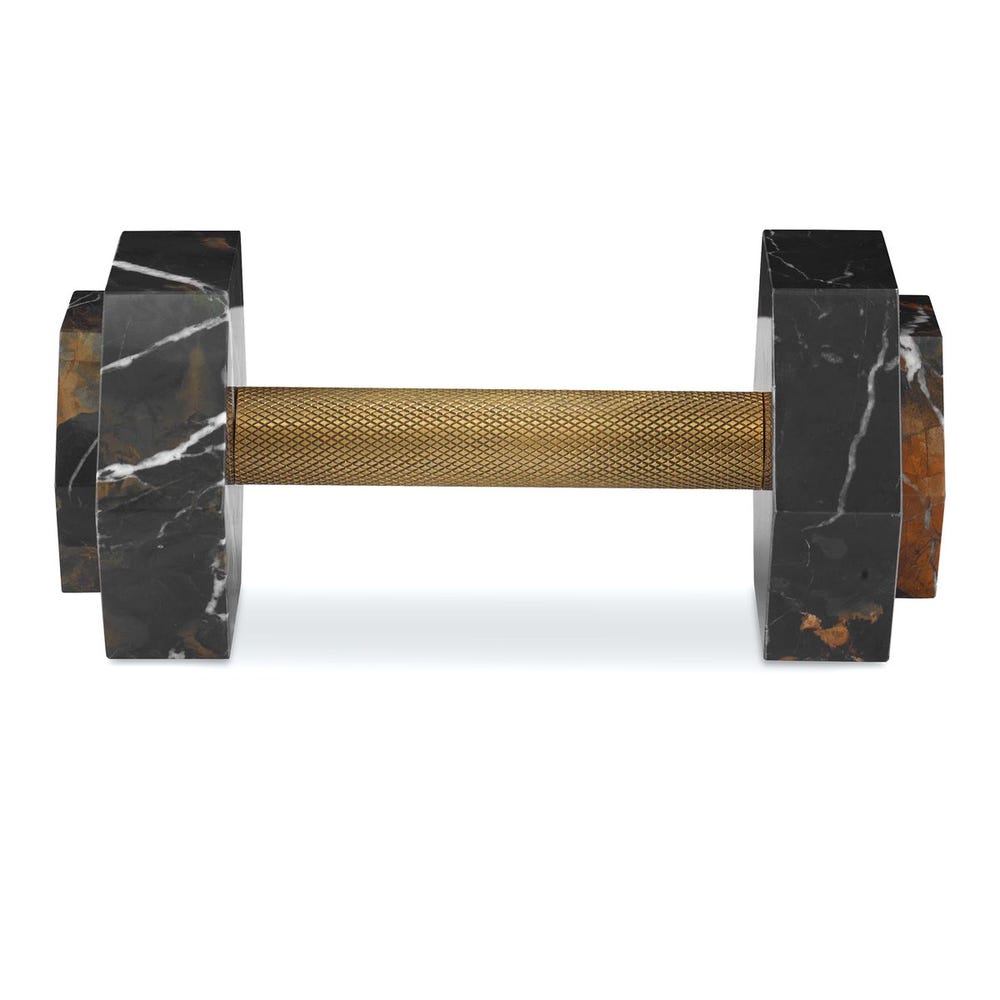 Dumbbell Sculpture - Marble