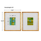 Petite Bijoux Framed Canvases - Lime, S/2