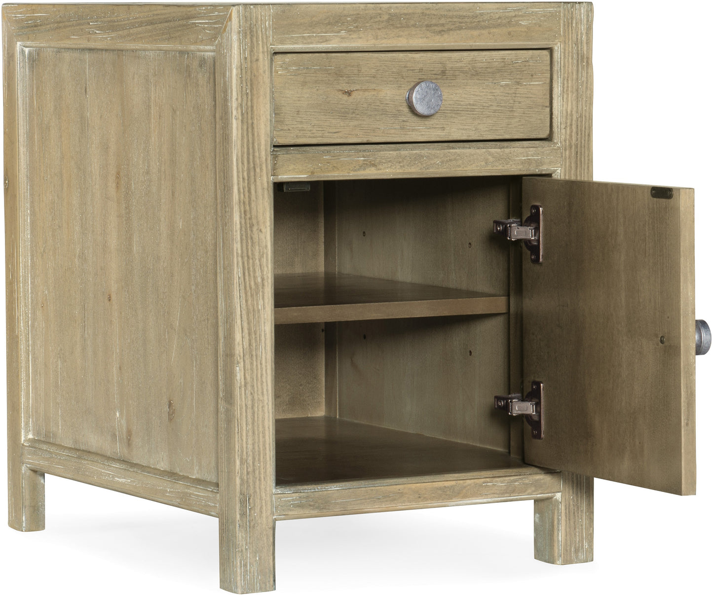 Driftwood Surfrider Chairside Chest End Table