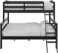 BRADY TWIN OVER FULL WOOD BUNK BED FRAME