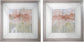 Dusty Blush & Olive Framed Prints, Set of 2