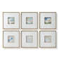 CUMULATION FRAMED CANVASES SET OF 6