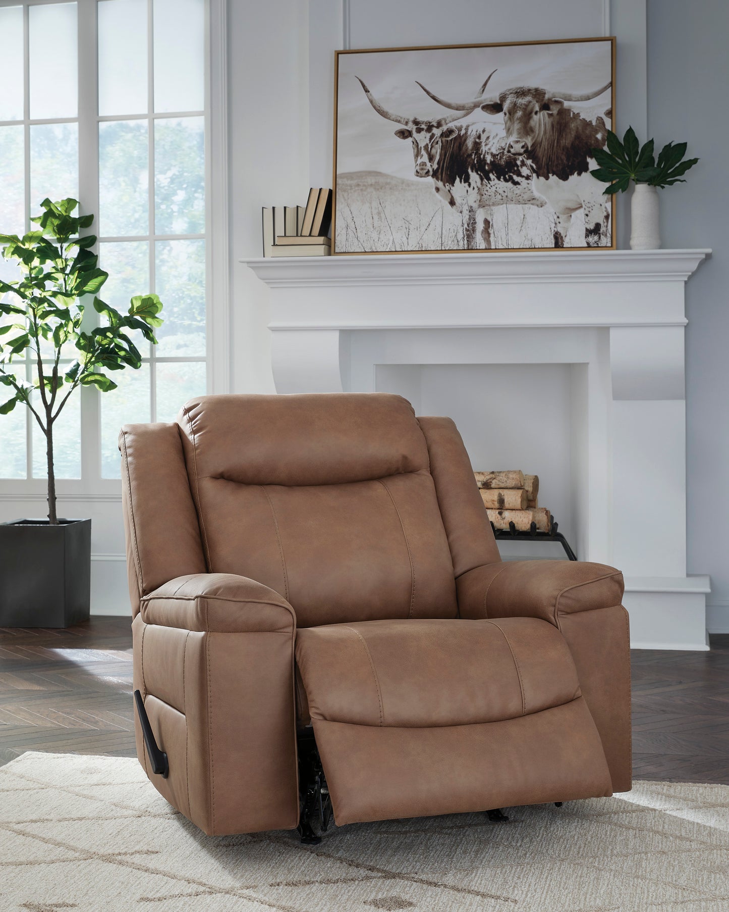 Streamlight Caramel Rocker Recliner