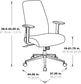 Grey Managers Office Chair
